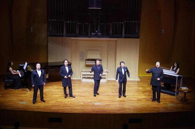경주예술의 전당에서 14일 화려한 저음의 바리톤 무대를 선보일 The tones 5. 경주시 제공