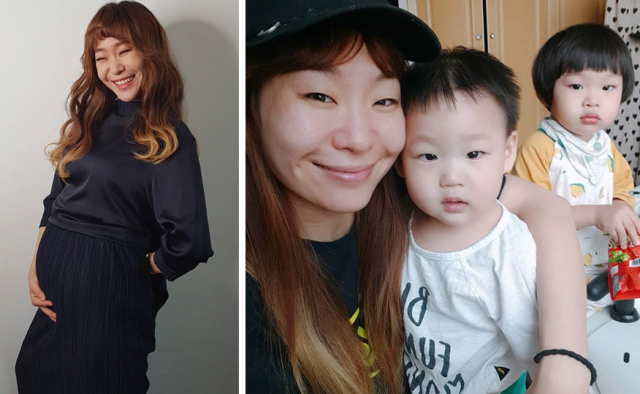 개그우먼 정주리(33)가 셋째 임신 소식을 직접 알렸다. 정주리 인스타그램 캡처