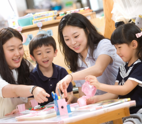 계명문화대 유아교육과 교육활동 모습. 계명문화대 제공