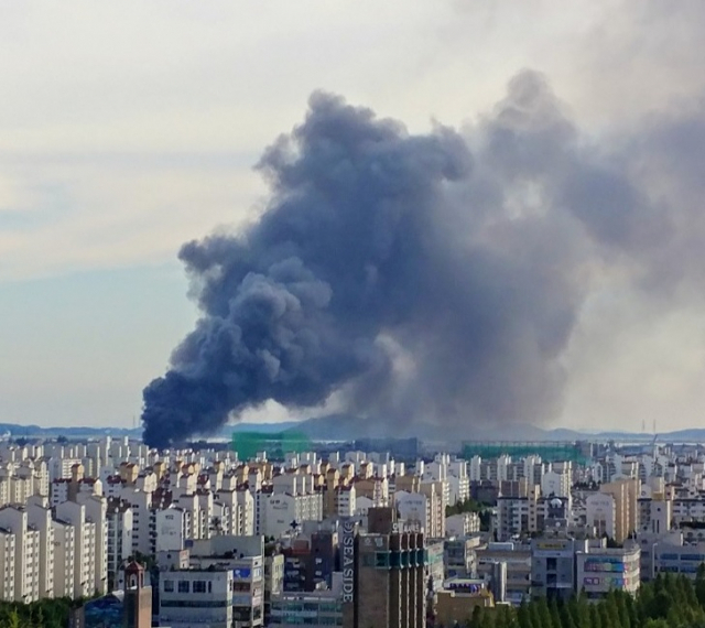 시흥 시화공단 화재. 네이버 영운모 카페