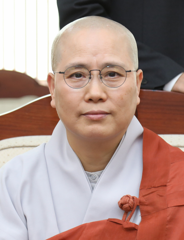 대한불교조계종 총무원장 원행스님이 28일 재무부장에 유승스님을 임명했다. 연합뉴스
