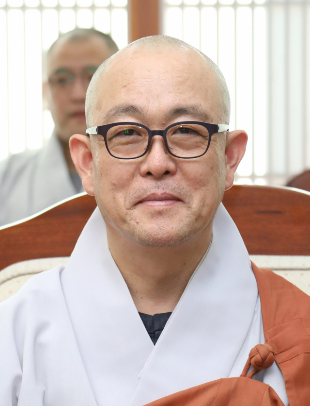 대한불교조계종 총무원장 원행스님이 28일 호법부장에 성효스님을 임명했다. 연합뉴스