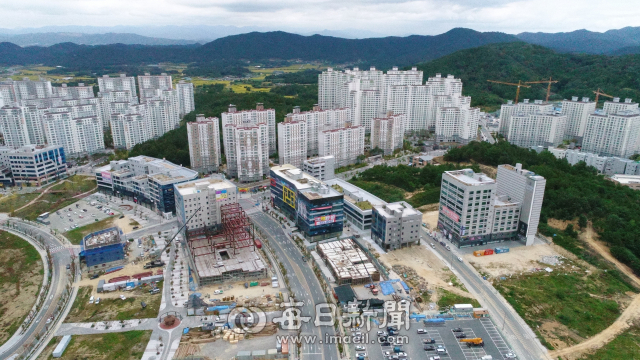 경북도청 신도시는 하루가 다르게 편의시설이 생겨나고 새건물이 건축되는 등 급속도로 성장하고 있다. 매일신문DB