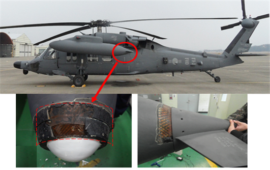 HH-60 헬기에 장착된