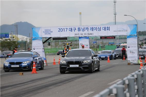 지난해 대구 튜닝카 레이싱 대회 모습. 대구시 제공