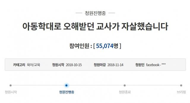 사진. 청와대 국민청원