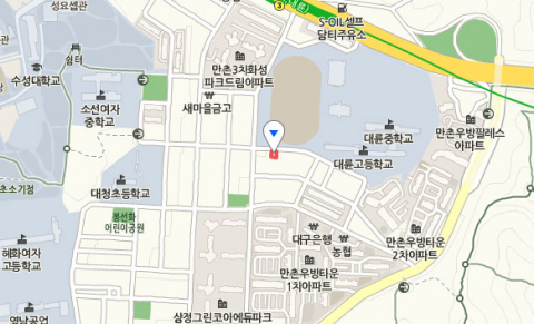만촌3동 866-3번지 일대. 네이버 지도 캡처