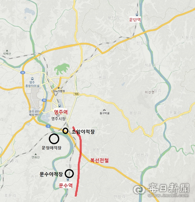 콘테이너 야적장 약도. 마경대 기자