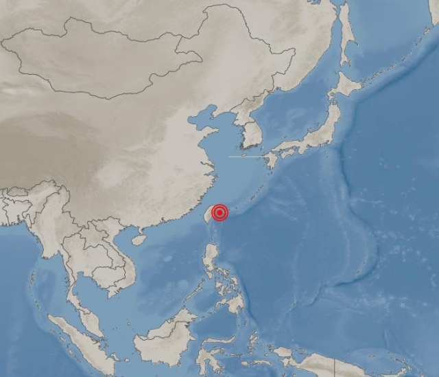 대만에서 23일 규모 6.0의 지진이 발생했다. 기상청