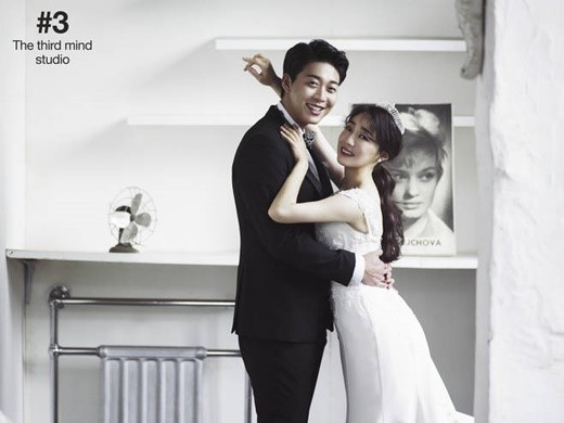 개그우먼 허민-삼성 라이온즈 정인욱 웨딩 화보, 12월 1일 결혼. 써드마인드스튜디오, 모니카블랑쉬, 드장플라워, 해피메리드컴퍼니 제공