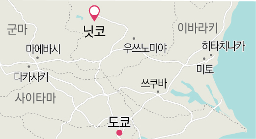 추젠지코(中禪寺湖)에서 넘쳐내리는 케곤노타키(華嚴ノ滝)는 일본 도치기현 닛코국립공원의 백미다. 김태진 기자 jiny@msnet.co.kr