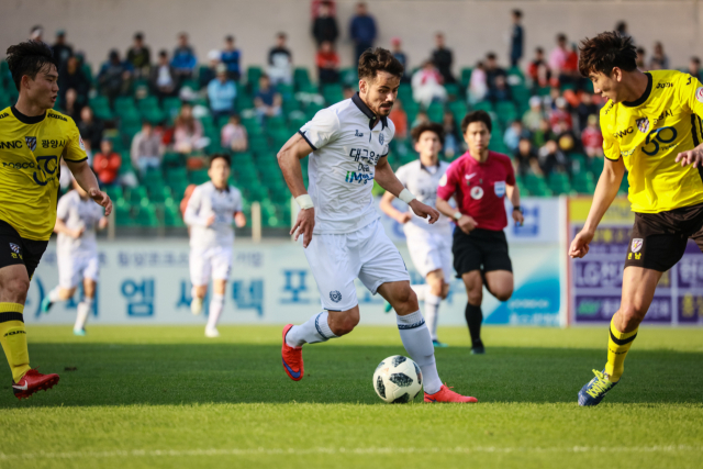 10개의 도움으로 이 부문 리그 1위에 올라있는 대구FC 세징야. 대구FC제공