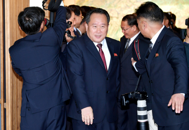 리선권 북한 조국평화통일위원회 위원장. 연합뉴스