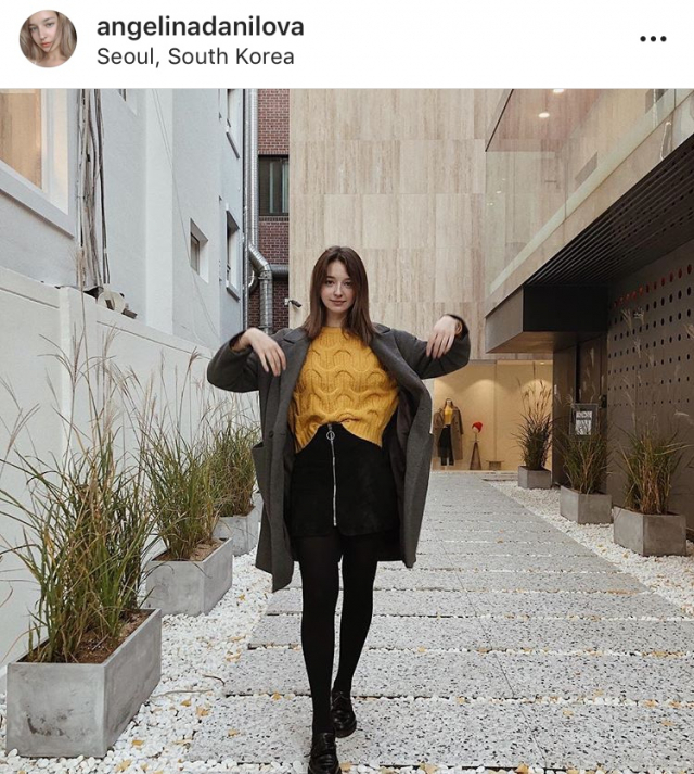 안젤리나 다닐로바 인스타그램 사진. 안젤리나 다닐로바 인스타그램