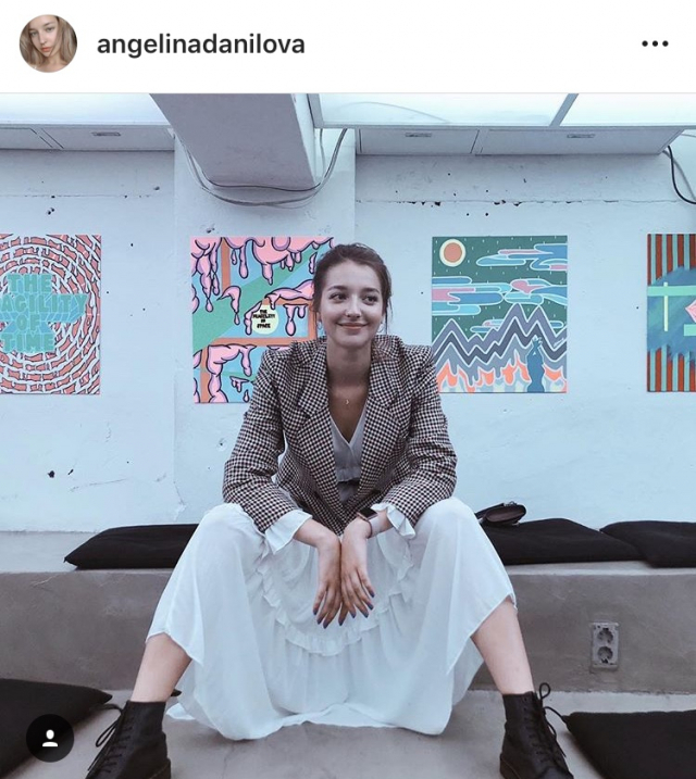 안젤리나 다닐로바 인스타그램 사진. 안젤리나 다닐로바 인스타그램