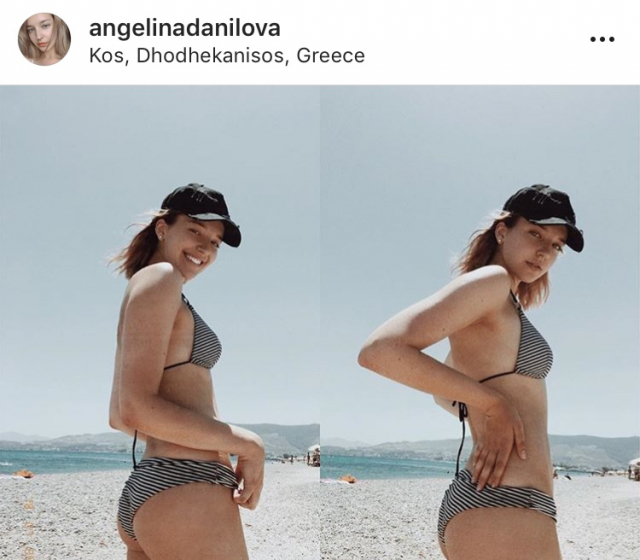 안젤리나 다닐로바 인스타그램 사진. 안젤리나 다닐로바 인스타그램