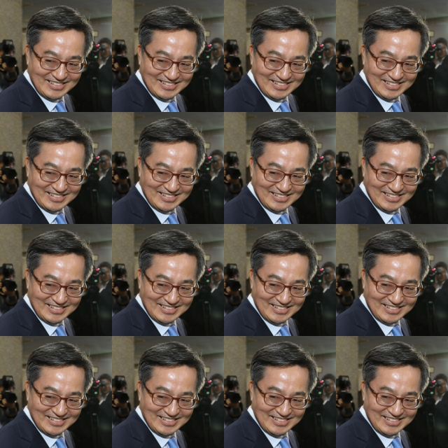 김동연 부총리. 13일 일정을 소화하며 시종일관 활짝 웃었다. 연합뉴스