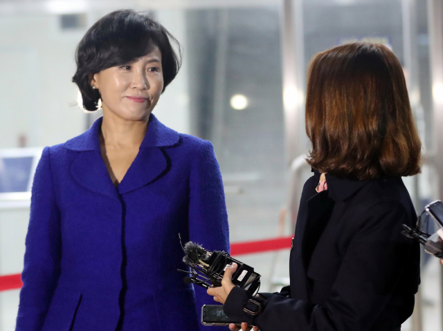 이재명 경기지사의 부인 김혜경 씨가 2일 오후 