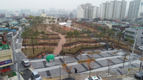 대구 동구 신암동 옛 대구기상대 부지에 들어선 