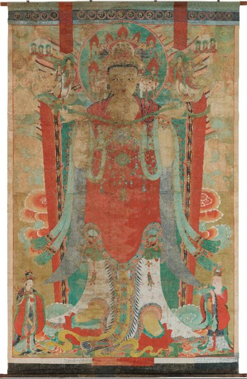 상주 남장사 영산회 괘불도.