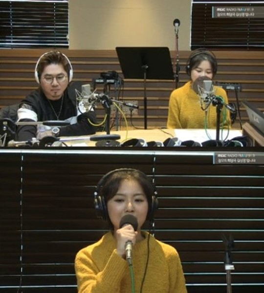 정오의 희망곡 스텔라장 출연 모습. MBC
