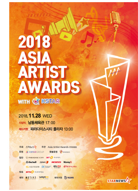 2018 아시아 아티스트 어워즈(Asia Artist Awards, 2018 AAA)