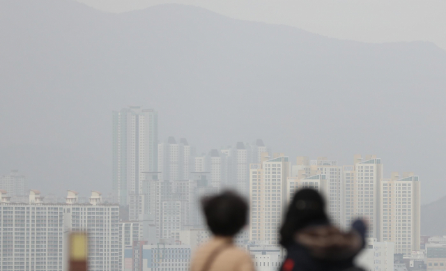 창원지역 미세먼지 농도가 