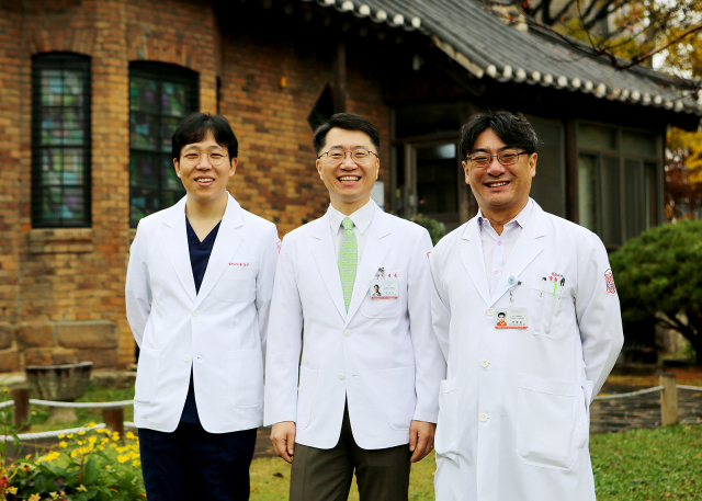 동산병원 부정맥 팀(사진 왼쪽부터 황종민·한성욱·박형섭 교수)