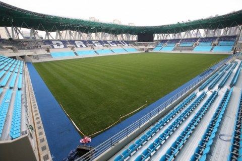 내년 1월 문을 여는 대구FC의 축구전용구장.