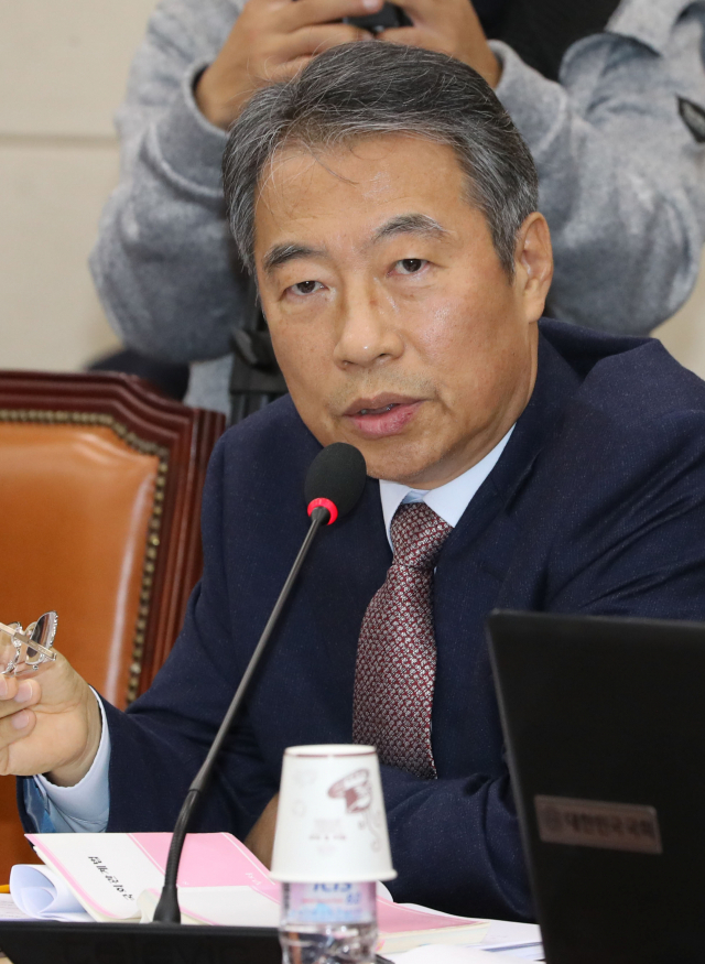 정종섭 자유한국당 국회의원. 연합뉴스