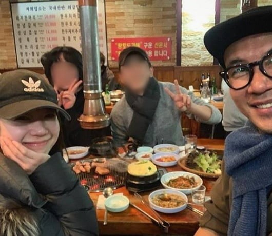 오지혜와 구준엽. 구준엽 sns 캡처