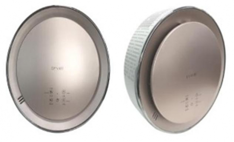 온·습도 센서가 내장된 화재감지기와 연동하는 IoT 가습공기청정기. 대구시 제공