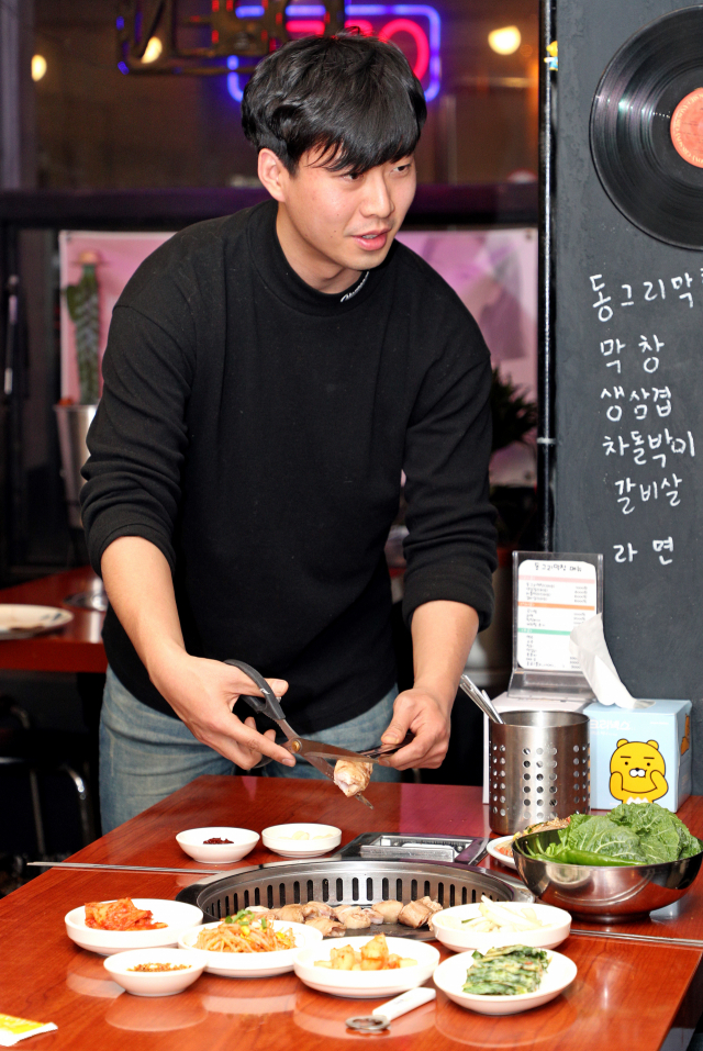 김종무 - 동그리막창 사장. 성일권 기자 sungig@msnet.co.kr