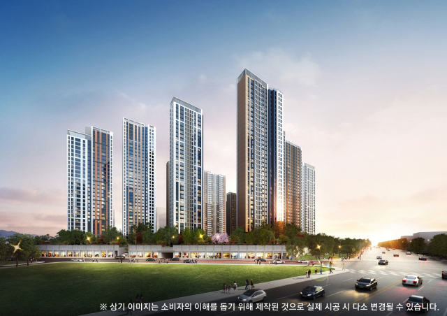 남산자이하늘채 조감도. 매일신문 DB