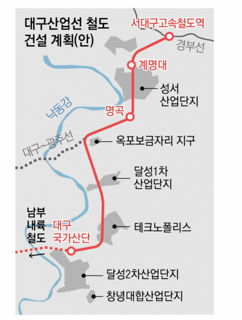 서대구고속철도역 예정지. 매일신문DB