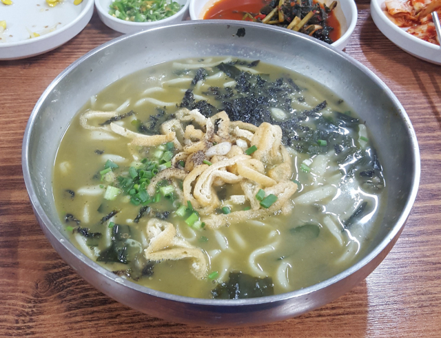 보말칼국수