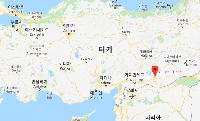 괴베클리 테페 위치. 구글맵