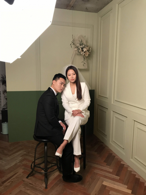 예비부부 유병화 씨와 안선영 씨. 고구마웨딩 제공