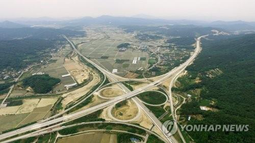 상주-영천 민자고속도로. 연합뉴스
