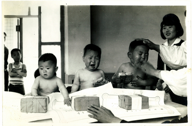 1966년 영주에서 열린 우량아 선발대회