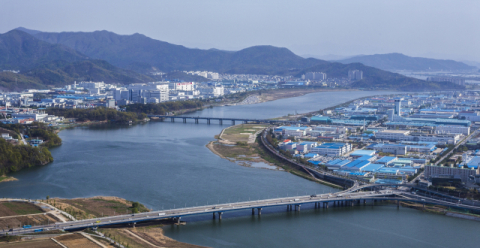 구미산단의 가동률 하락세가 심각하다. 구미국가산업단지 전경. 매일신문 DB