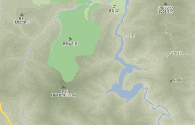 발왕산. 네이버 지도