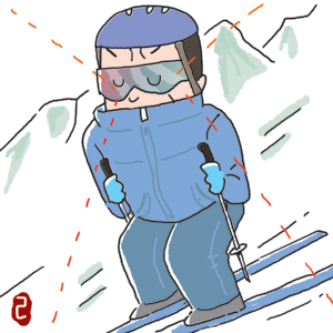 눈(雪) 즐기다 눈(眼) 다칠라