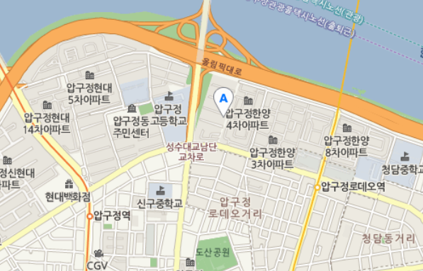 프렌즈김밥(후랜드김밥) 위치. 네이버 지도