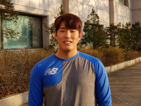 22일 경산볼파크에서 만난 삼성 라이온즈 우완 홍정우는 가장 늦은 시간까지 남아 개인훈련을 소화하고 있었다. 김병훈 기자