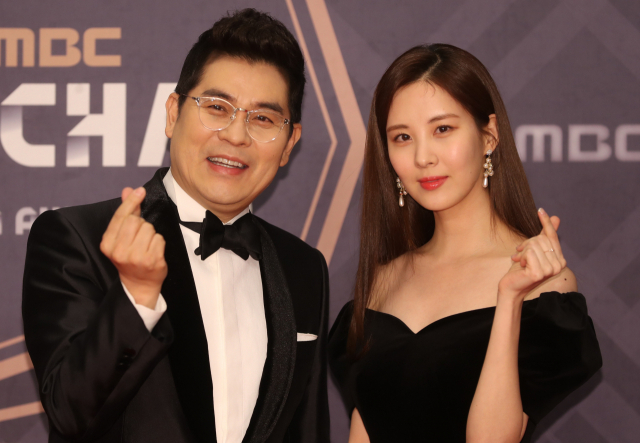 개그맨 김용만(왼쪽). 연합뉴스