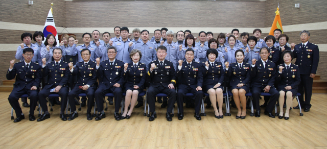 경산소방서 신임 의용소방대원 임명식