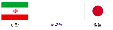 이란 대 일본 2019 아시안컵 4강. 네이버 축구