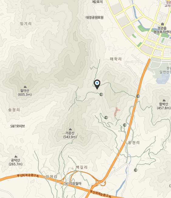 기장 산불 발생 