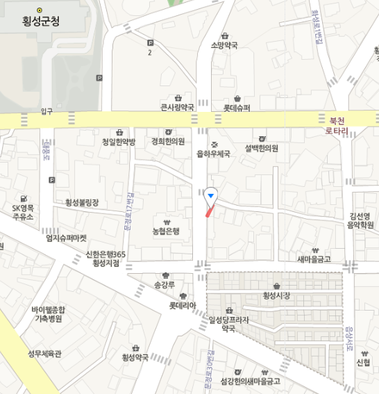 한우 고기 들어있는 횡성한우빵, 카페 